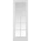 Trimlite 24" x 80" Primed 10-Lite Interior French Slab Door with Clear Tempered Glass 2068pri1310CLET - alternate 1